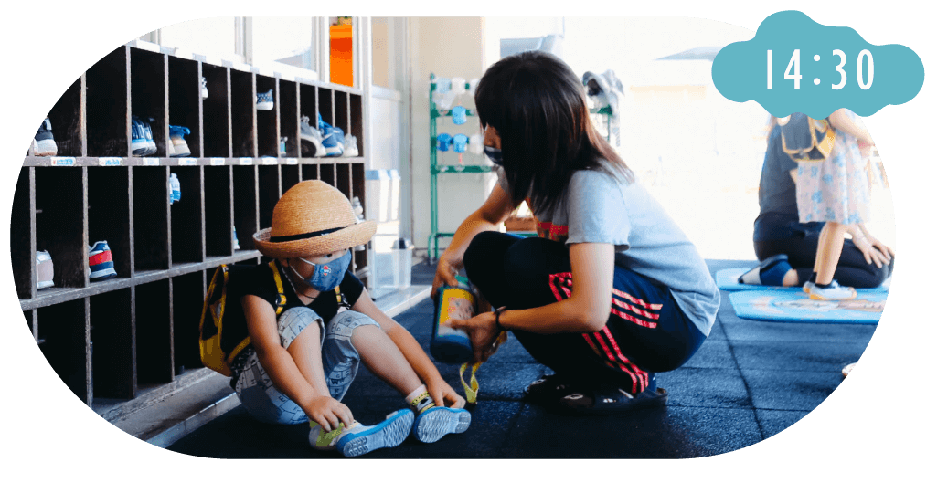 降園｜園生活での1日の流れ｜泗水幼稚園